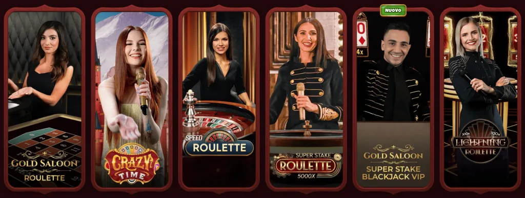 Casinò Live con Dealer in Tempo Reale Magius Casino
