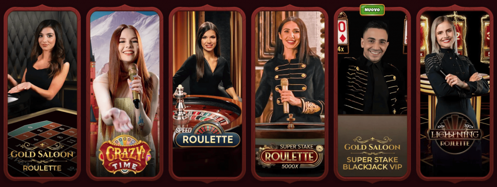 Casinò Live con Dealer in Tempo Reale Magius Casino